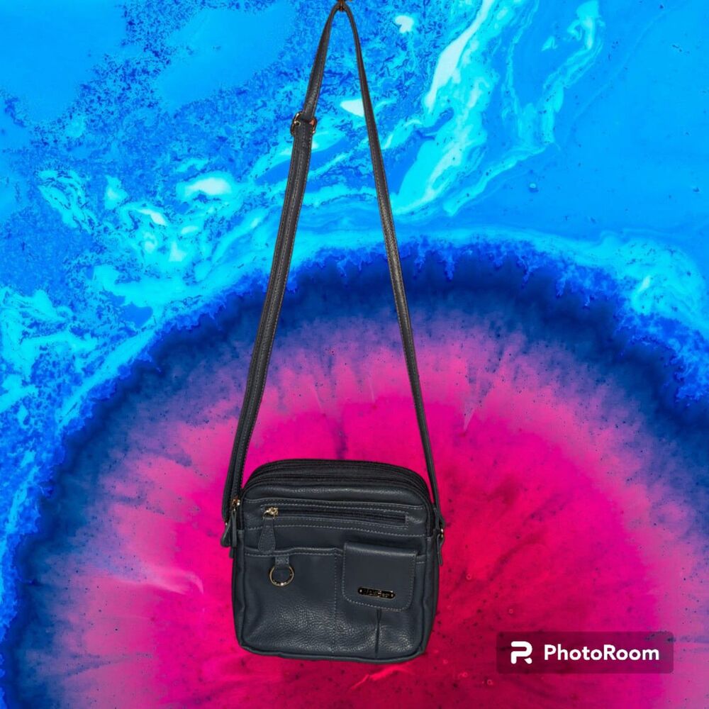 Multisac Zippy Triple Pocket Crossbody‎  Bag (Blue)
